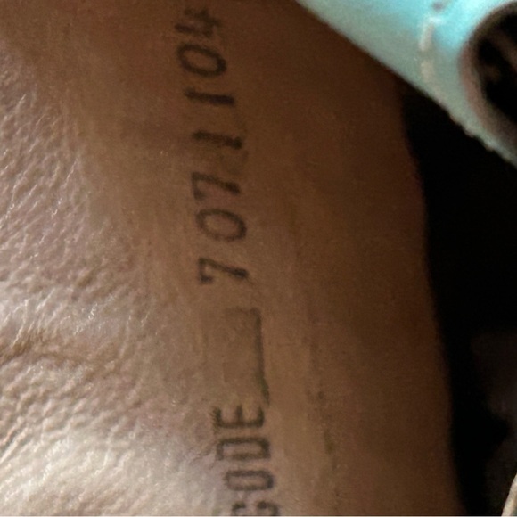 Ferrini Girls black turquoise Cowhide Leather Western Cowgirl Boots Size 13 - Picture 11 of 13